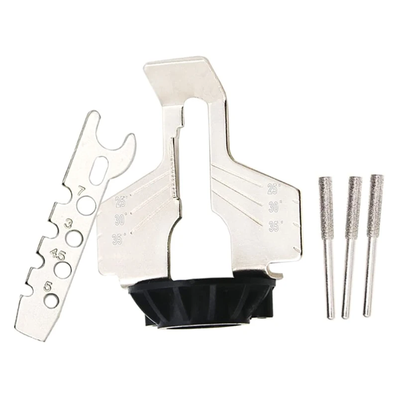 

Sharpening Chain Attachment Sharpener Guide Drill Adapter for Head Ruler G6KA