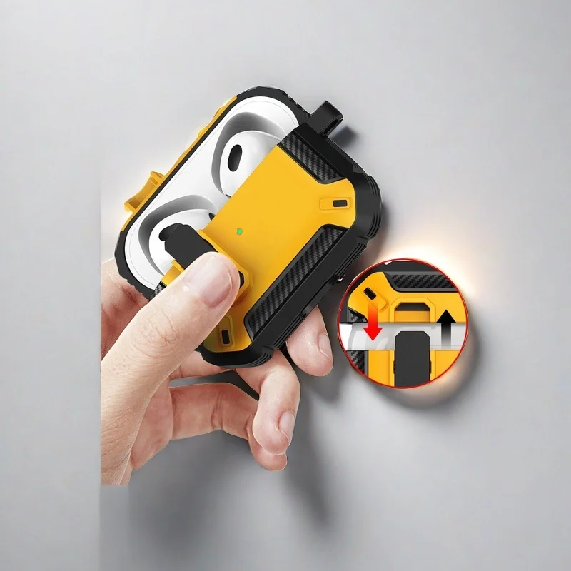 Беспроводной сенсорный светодиодный ночник чехол с замком American stSecurity для AirPods Pro 2