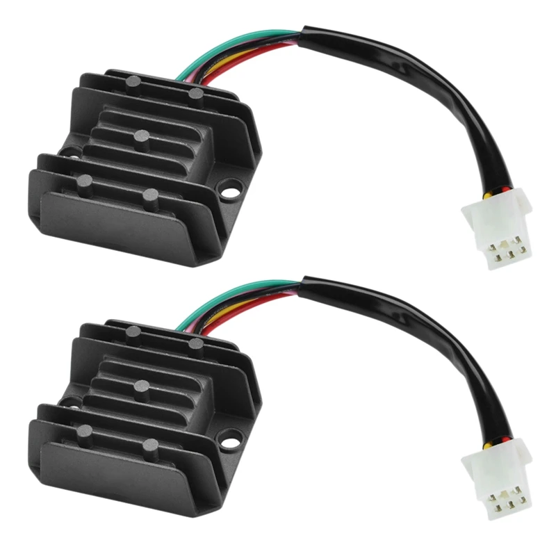 

2X 5 Line Rectifier Regulator Rectifier For Motorcycle For Honda Fxd 125Cc Cg125cc