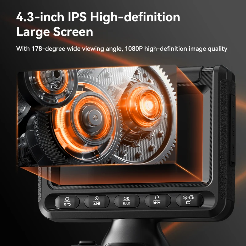 ANESOK S23 одинарный объектив 8 мм 1 м кабель двусторонний 360 градусов