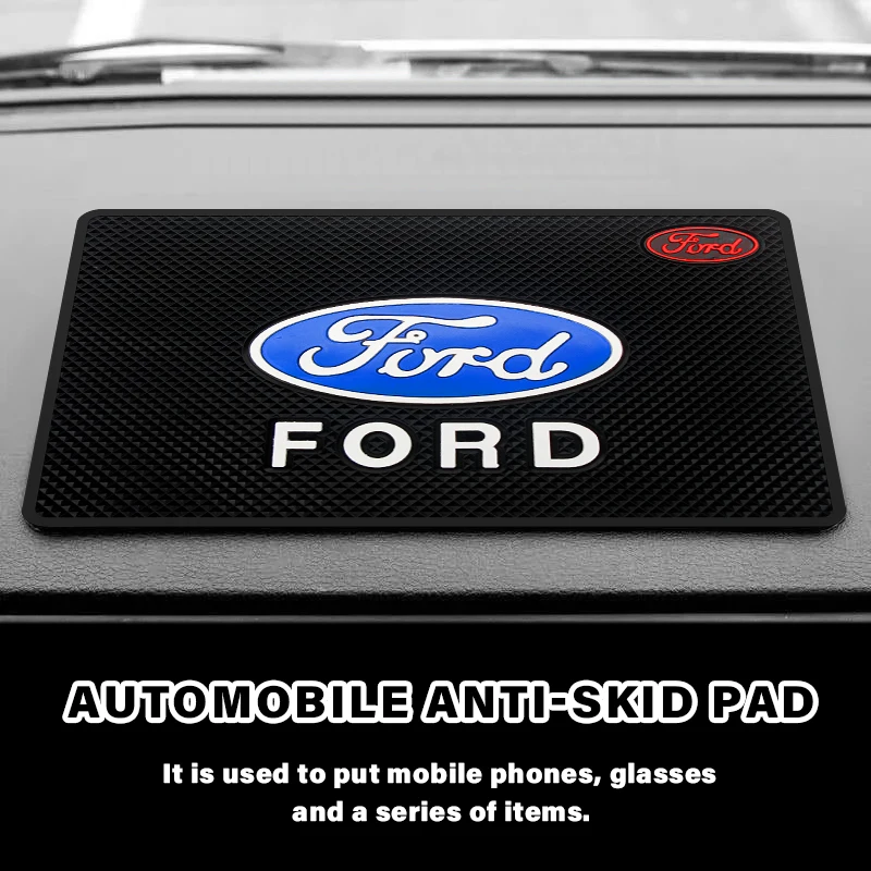 

Car Dashboard Sticky Anti Slip Mat Auto Non Slip Silica Gel Pad Phone Glasses Holder Cushion for Ford Focus Mk3 Mk4 Party F150