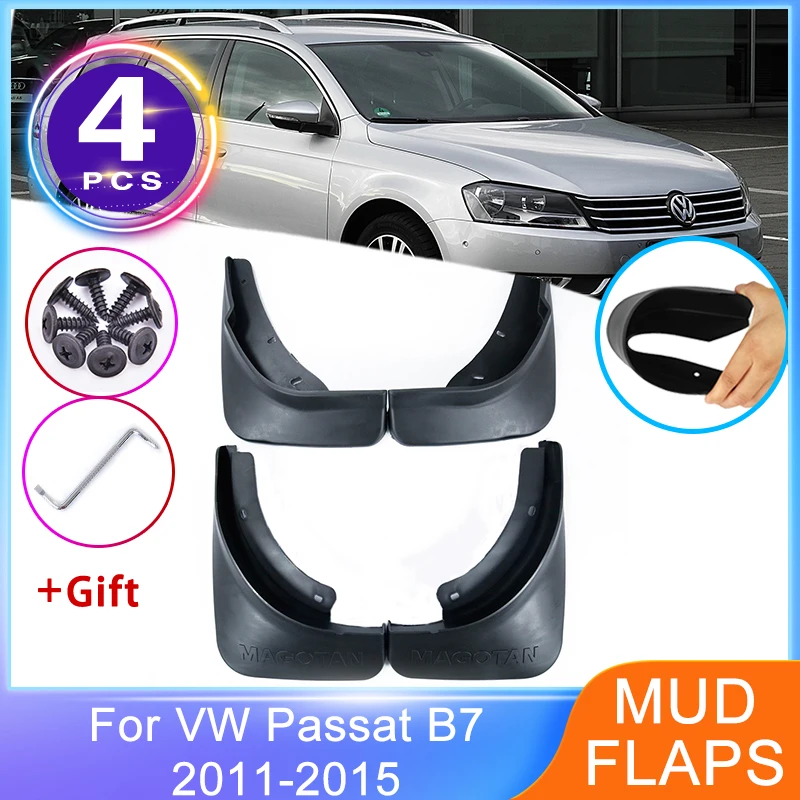 

Брызговики для Volkswagen VW Passat B7 2011-2015, передние и задние щитки от грязи, брызговики, брызговики, аксессуары от брызг