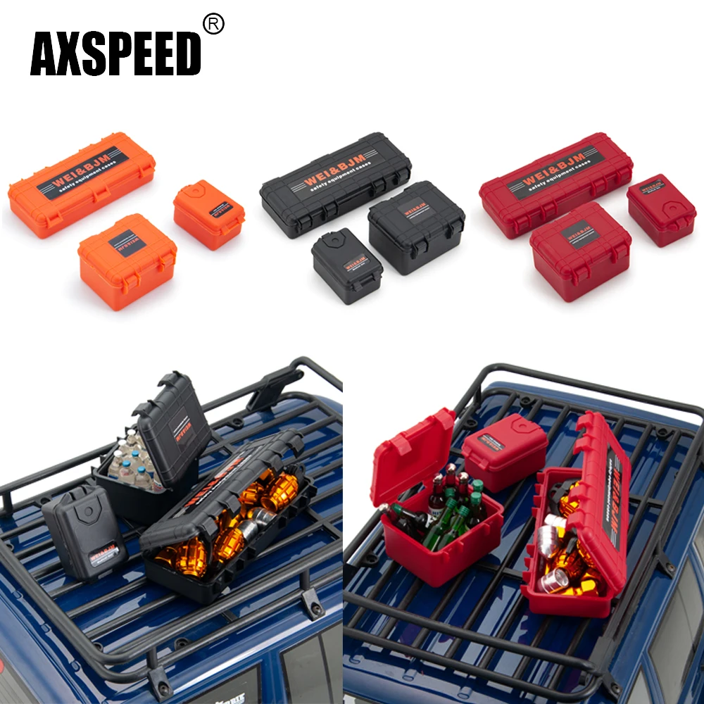 AXSPEED 3 шт. аксессуары для декора Rc 1:10 пластиковая коробка осевого SCX10 90046 Tamiya CC01 Φ D90