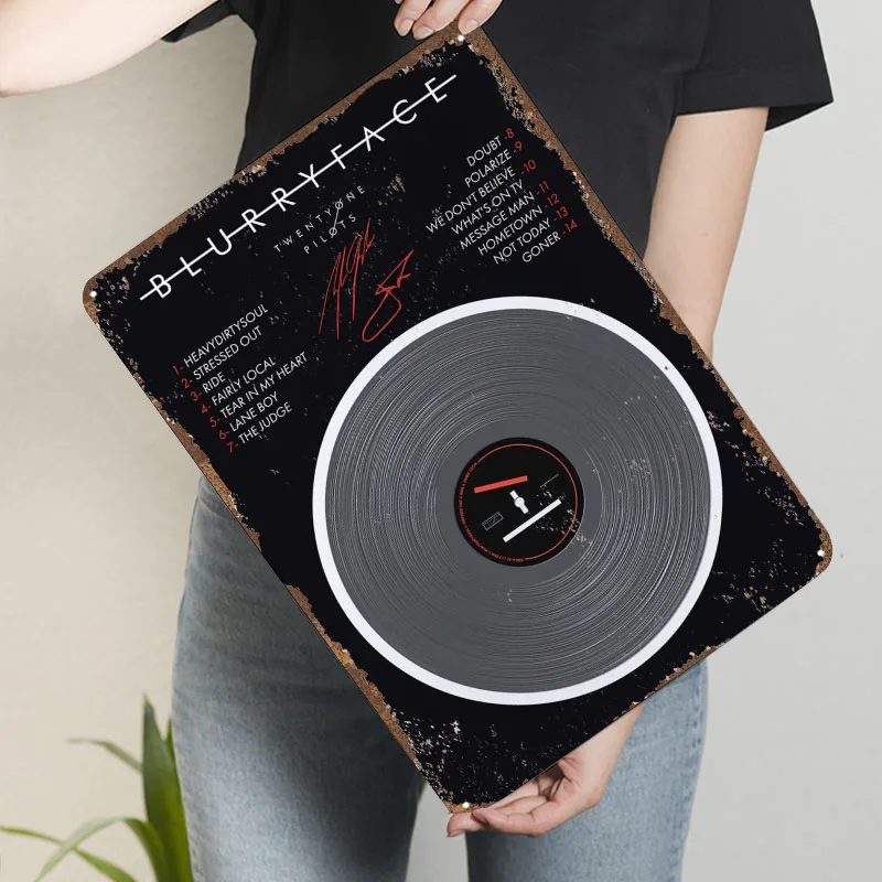 

Металлическая вывеска Twenty One Pilots Blurryface