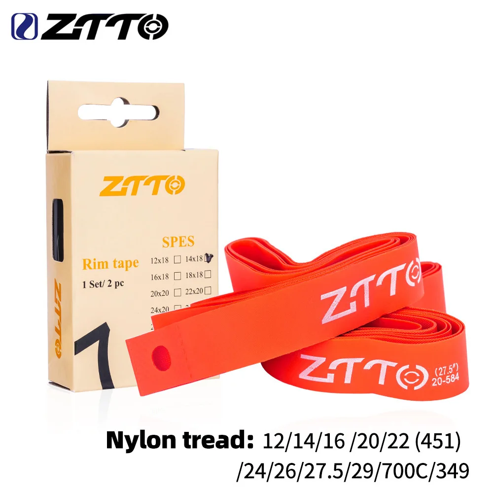1 Pair ZTTO Premium PVC Rim Tapes Strips for 20 24 26 27.5 29 Inch 650B 700c MTB Mountain Bike Road Bicycle Folding