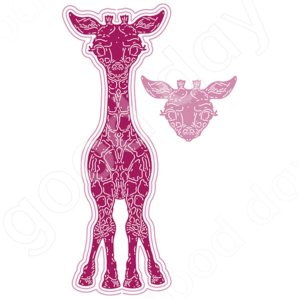 

Arrival, Giraffe, Metal Cutting Dies Scrapbooking Diy Decoration Craft Embossing 2022 Easter