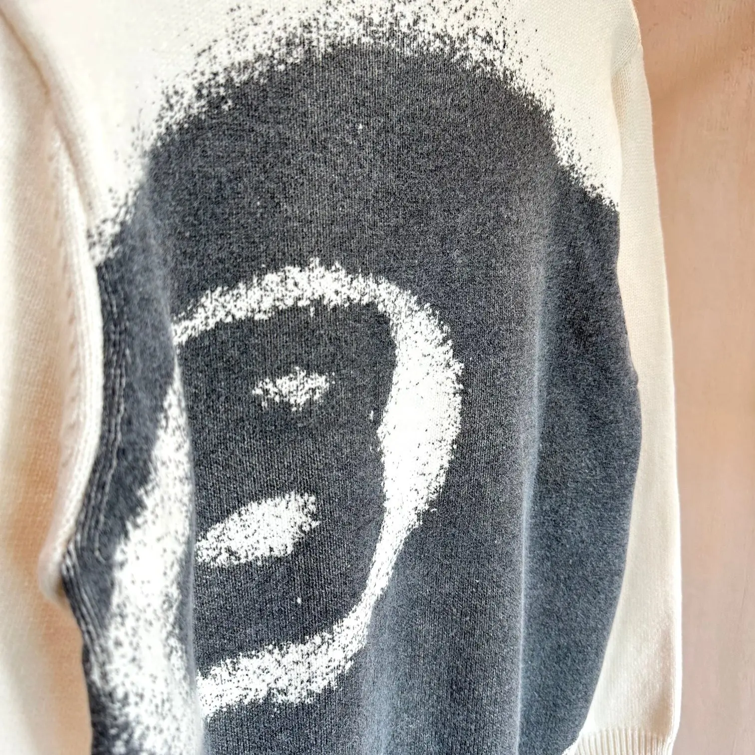 St New Inkjet Black 8 Crewneck Sweater Men's And Women's Jumper High Quality Beige Ball 8 Sweater