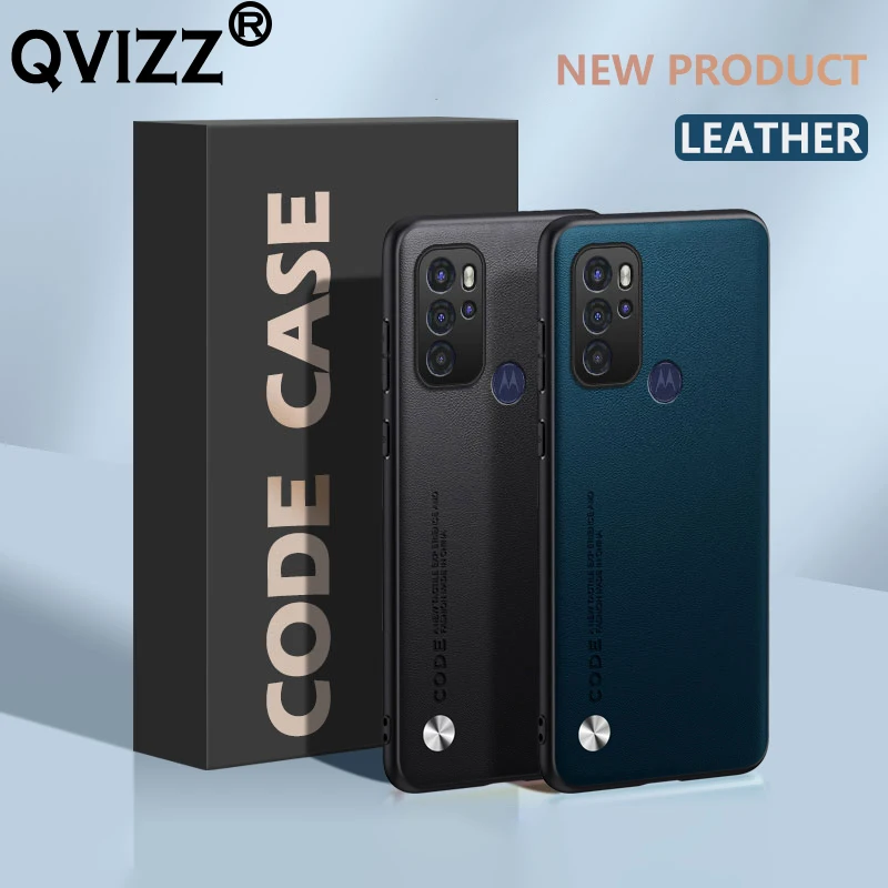 Кожаный чехол для Motorola Moto G60S матовый Силиконовый защитный из углеродного волокна