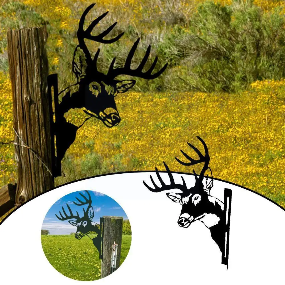 Садовый двор железная фотография животных наружные скульптуры заднего двора