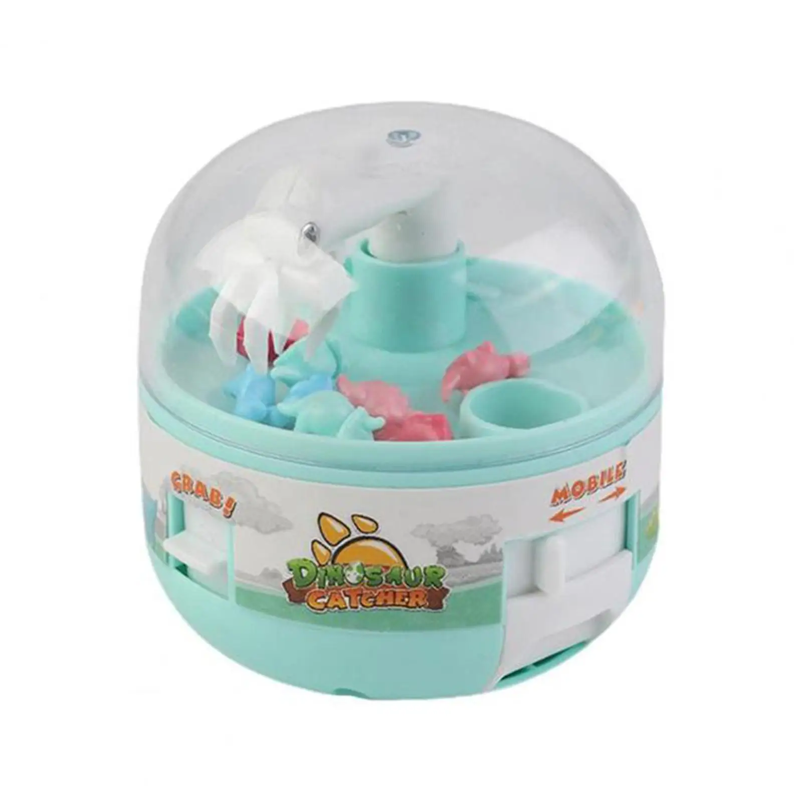 

Mini Claw Machine 8 Tiny Stuff Prizes Dinosaur Gashapon Toy Toy Fingertip Toy Birthday Gifts Claw Grabber Z8f5