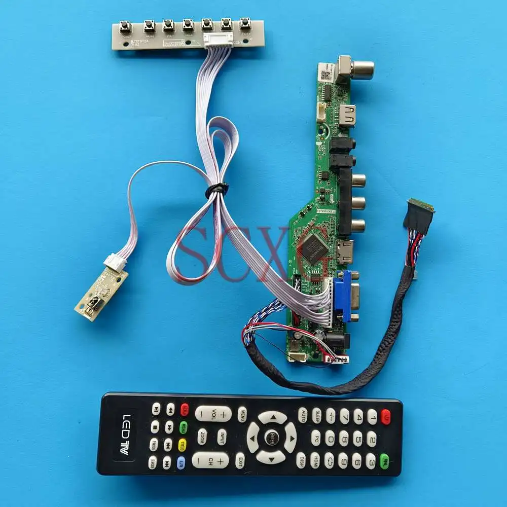 

Набор для телефона, плата драйвера, матрица 15,6 "TV, аналоговый сигнал LVDS, 40 Pin, 1366, 768, USB, HDMI, совместим с VGA, AV