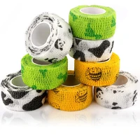 12 rolls vet wrap cohesive bandages bulk self adhesive bandage wrap self adherent wrap non woven for dogs pet animals