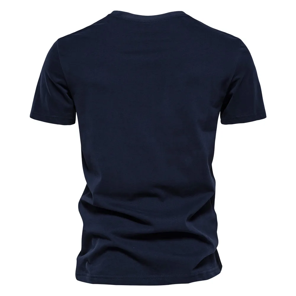 Футболка мужская с круглым вырезом повседневная тенниска принтом тигра модная