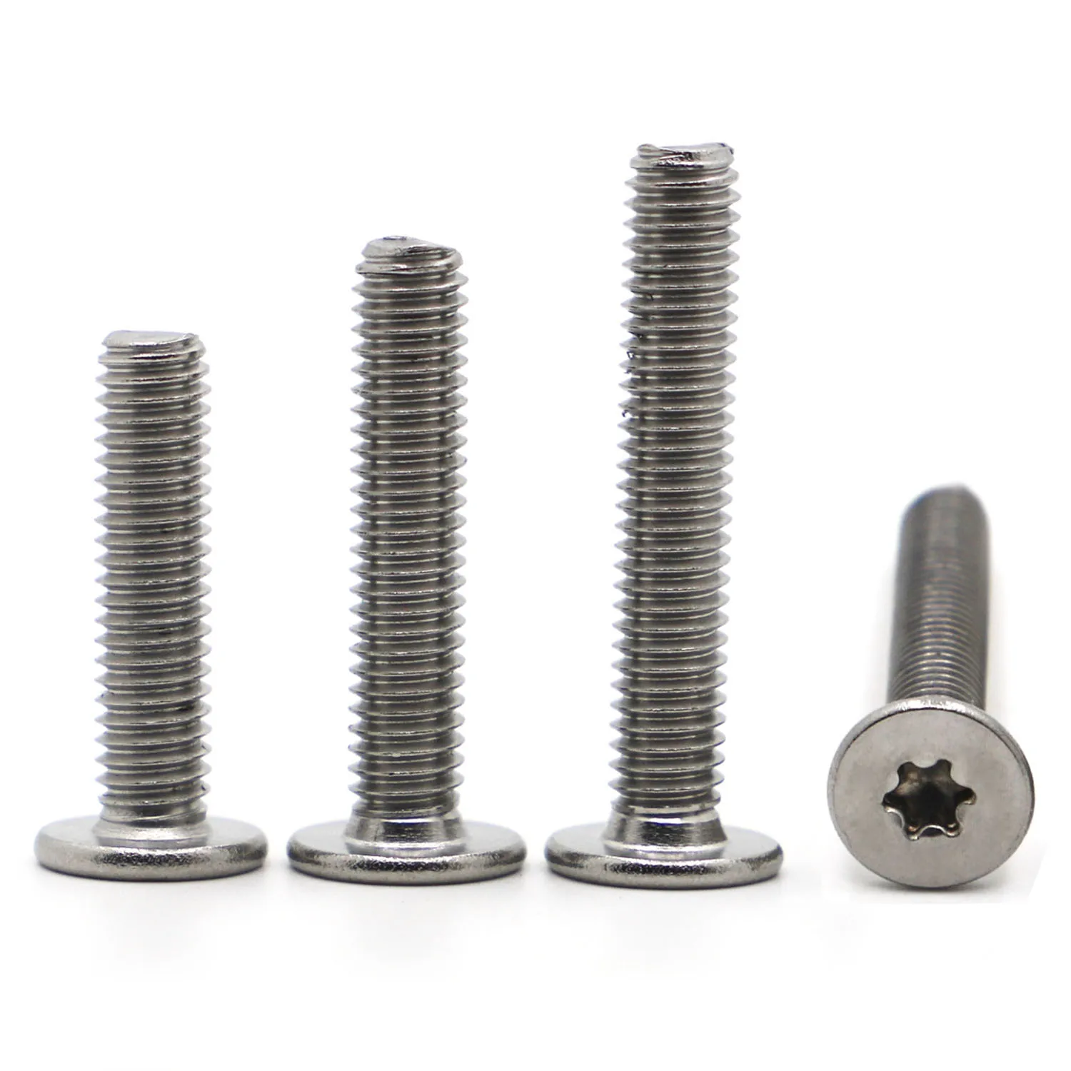 

5-50pcs CM Six-Lobe Torx Ultra Thin Super Low Flat Wafer Head Screw Bolt 304 Stainless Steel M1.6 M2 M2.5 M3 M4 M5 M6 M8