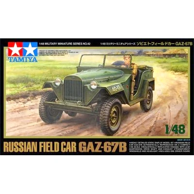 

Tamiya 32542 1/48 Russian Field Car GAZ-67B Model Kit