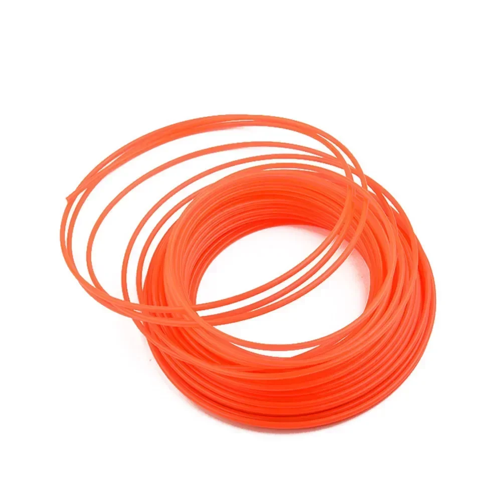 Триммерная леска проволока для садового триммера 15 м * 2 мм нейлоновая уличная