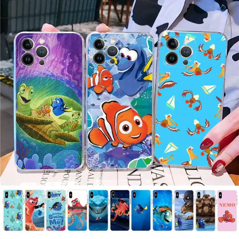 

Disney Finding Nemo Phone Case For iPhone 14 11 12 13 Mini Pro XS Max Cover 6 7 8 Plus X XR SE 2020 Funda Shell