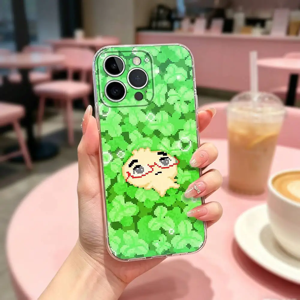 Фото Милый чехол для телефона A-Angyeongmandu K Dumpling для iPhone 17, 16, 15, 14, 13, 12, 11 Plus, Pro Max, мягкий прозрачный чехол №1