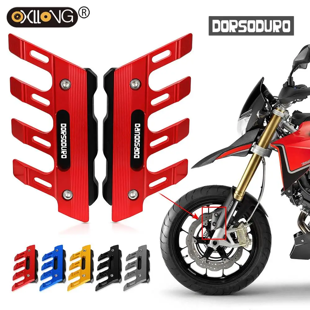 

FOR Aprilia DORSODURO 1200 750 900 Motorcycle Mudguard Front Fork Protector Guard Block Fender Anti-fall Slider Accessories