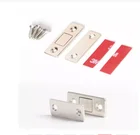 1 компл. Прочный дверной закрыватель, невидимый ультратонкий магнит для двери, магнитный дверной замок, шкафчик, наклейка