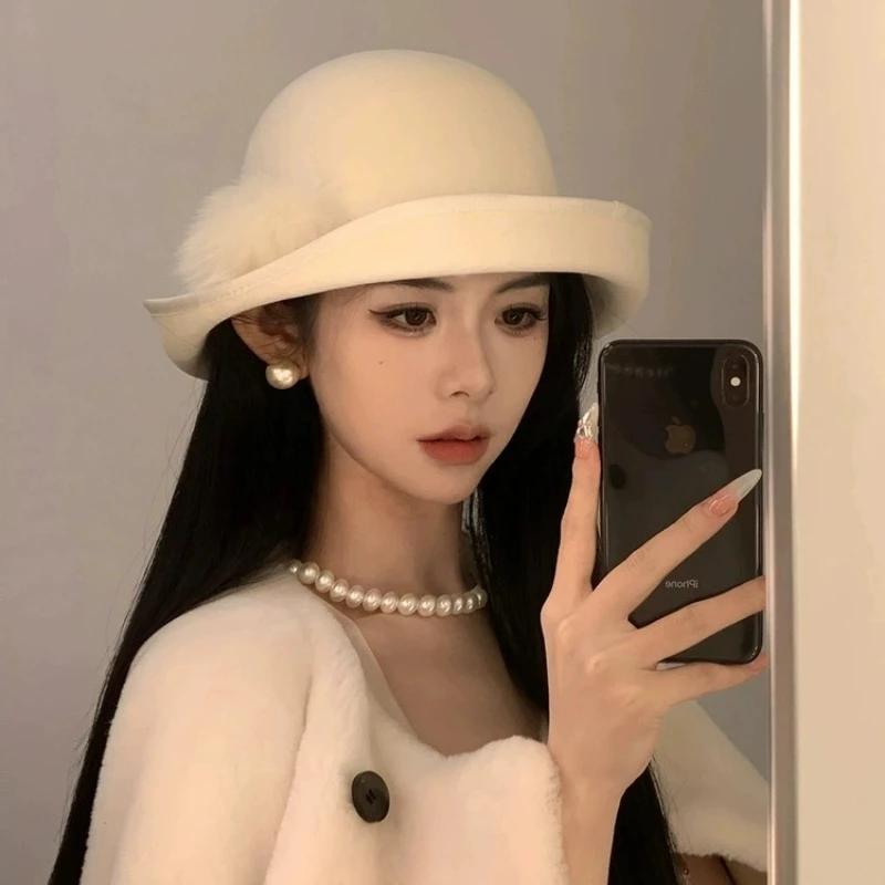 Шерстяная шляпа для женщин