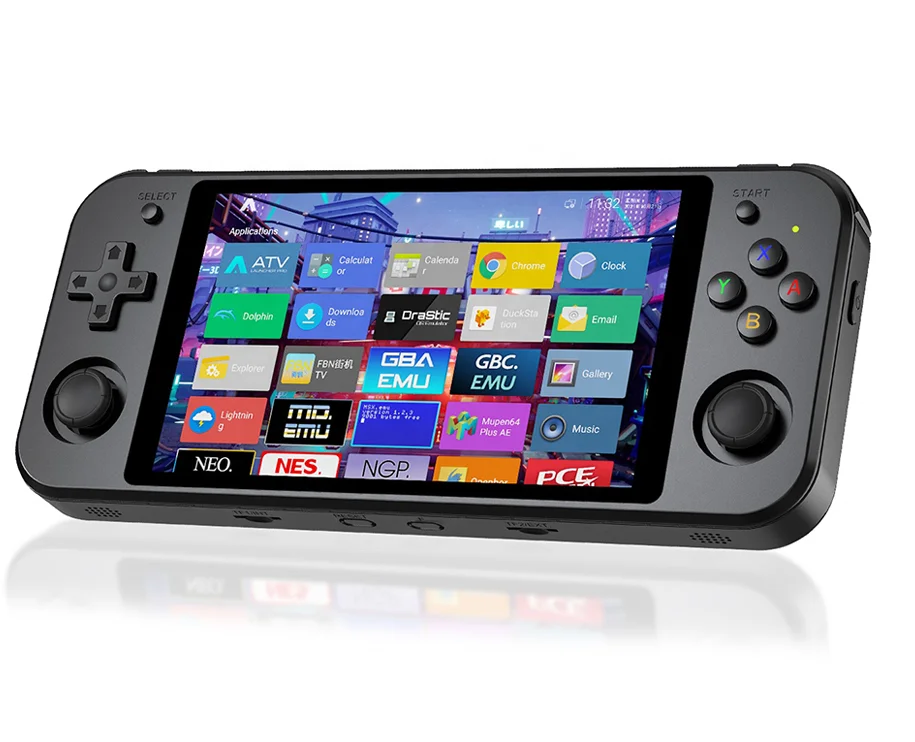 Игровой джойстик горячая Распродажа Rg552 аркадный геймпад RK3399 64 бит экран 5 36 дюйма