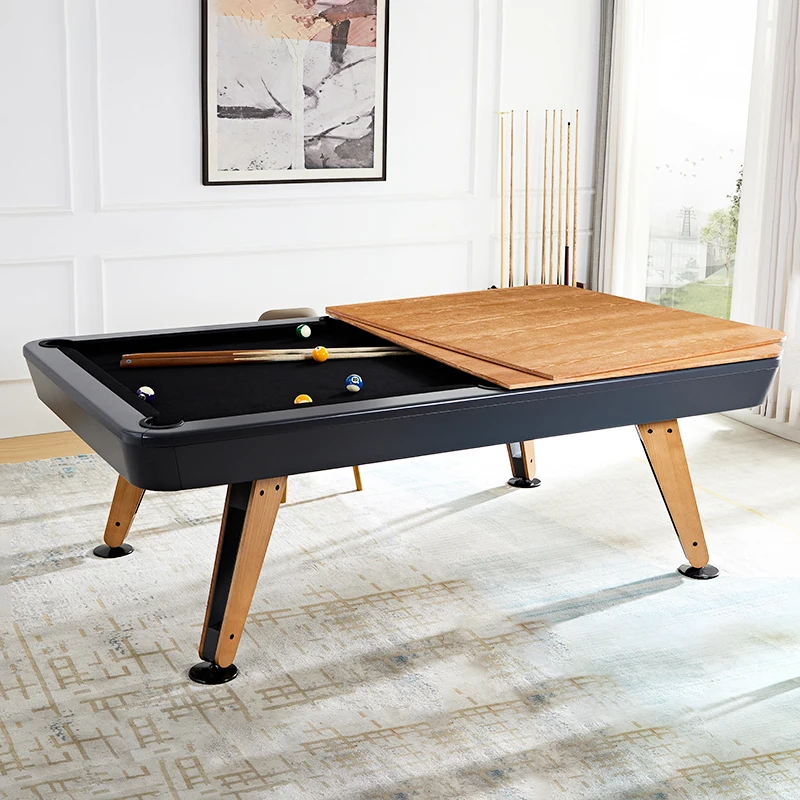 Бильярдный стол из цельного дерева стандартный высококачественный бытовой для