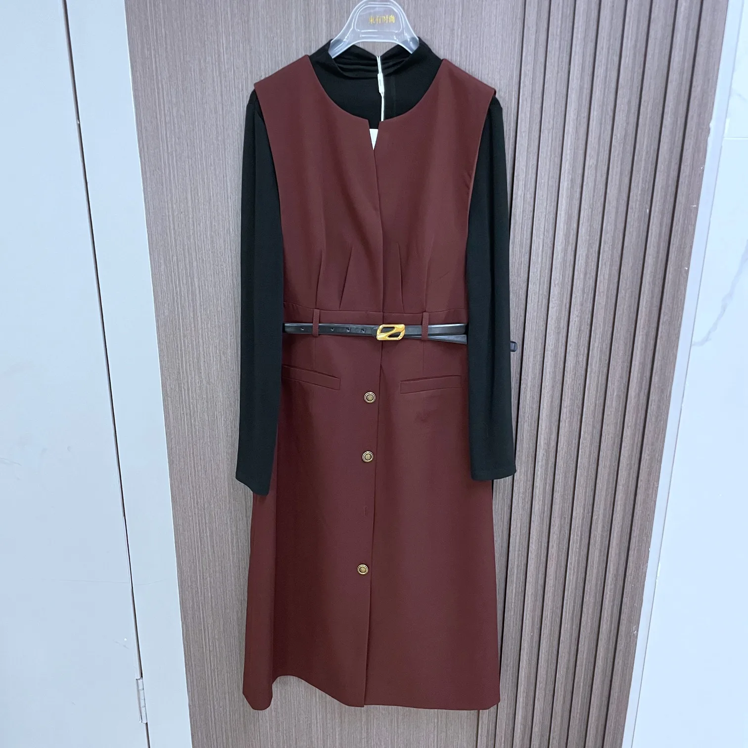 Taiyu YST Tpf2fd9602 комплект из двух предметов жилет теплое платье женское зимнее 2024