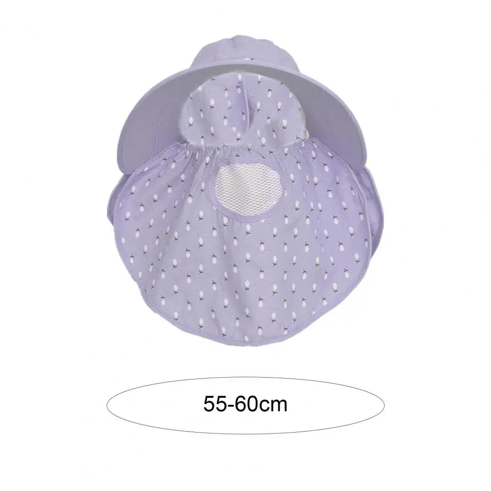 Шляпа от солнца женская летняя с широкими полями и цветочным принтом