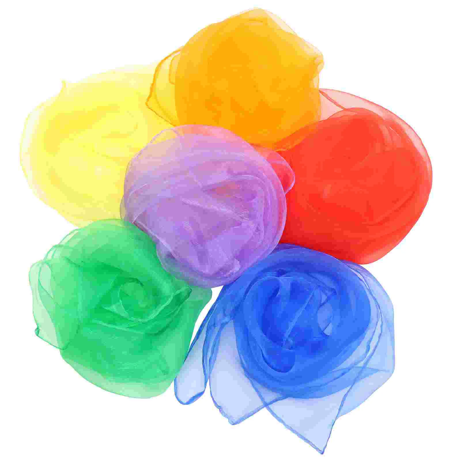 

Color Visual Toys Band Scarf Juggling Props Dance Accessories Performance Scarves
