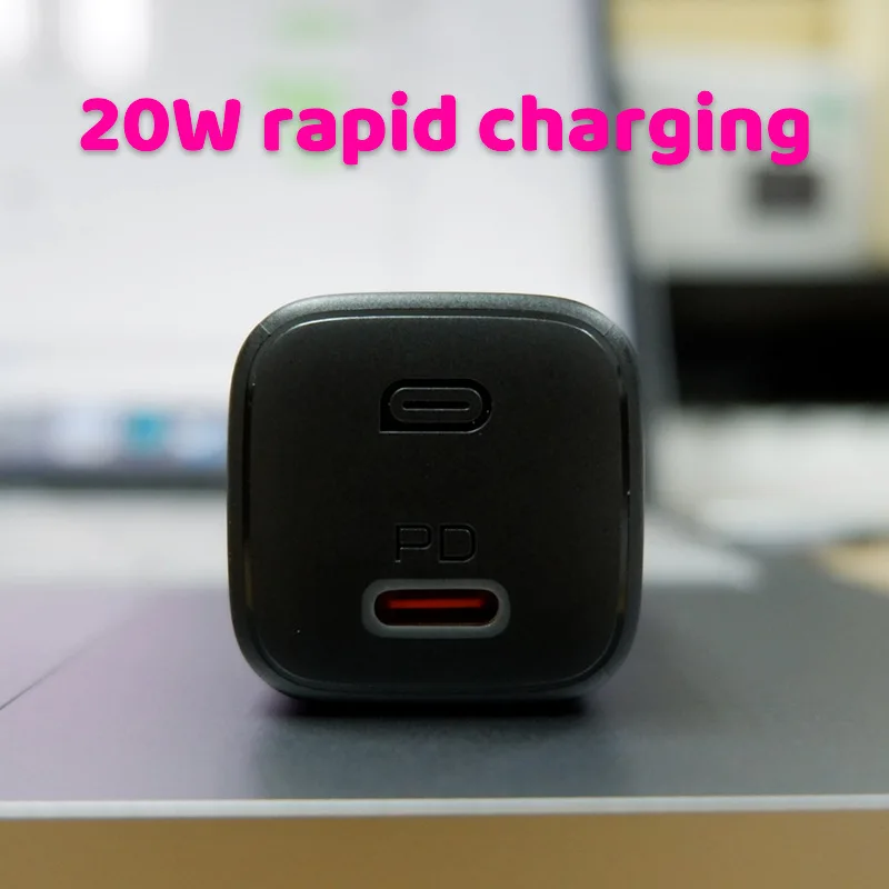 Фото AUKEY PA-B1 EU/US, зарядное устройство с быстрой зарядкой 20 Вт Type-C PD, сетевое зарядное устройство для IPhone/HUAWEI/XIAOMI/зарядное устройство №4