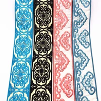 3 7cm wide ethnic style embroidered jacquard webbing clothing collar cuffs shoes hats bags decorative sewing accessories fabrics