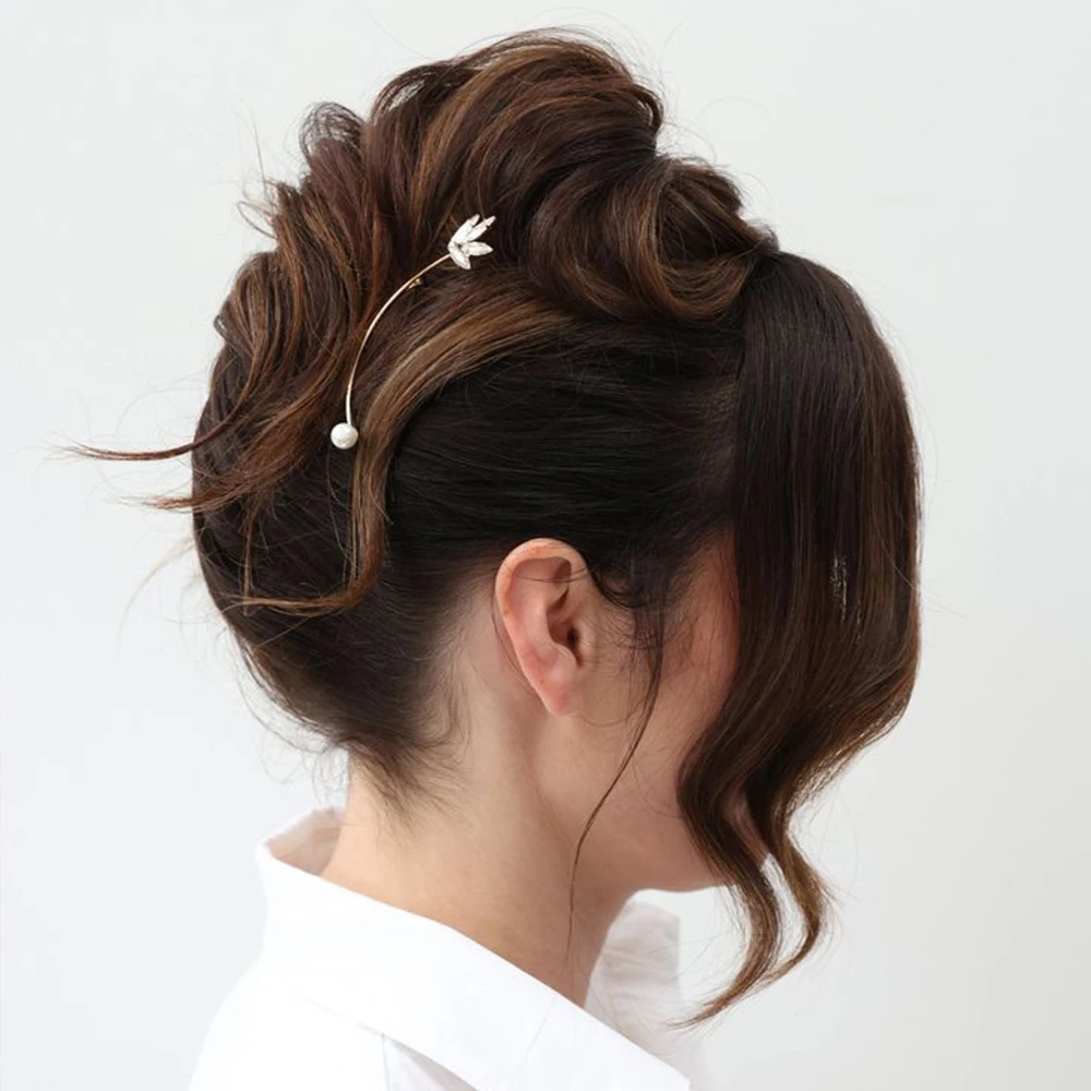 Элегантный дизайн заколки для волос с жемчугом булавка высокое качество женский