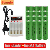 100 new brand aa rechargeable battery 4000mah 1 5v aa alkaline rechargeable batery aa charger