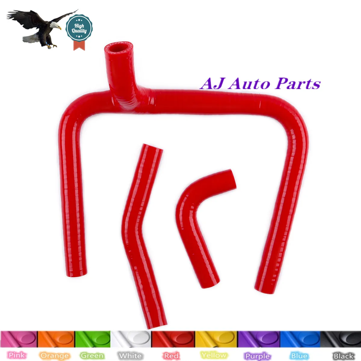 Комплект силиконовых шлангов радиатора охлаждающей жидкости для Kawasaki KX250F 2017-2020