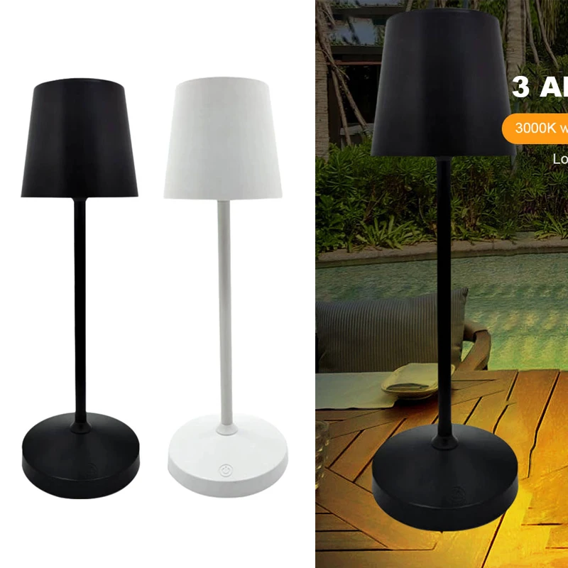 

Creative Touch Night Lights Wireless USB Rechargeable Table Lamp Stepless Dimming LED Desk Lamp for Home Bedroom Restaurant