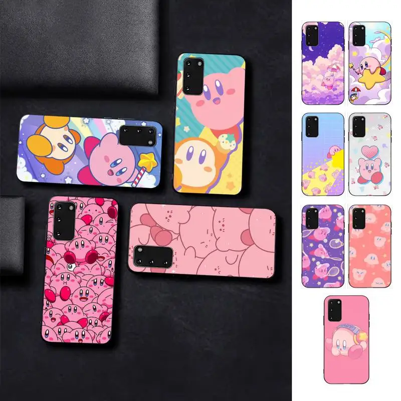 

BANDAI Hot Game Kirby Cute Phone Case for Samsung S10 21 20 9 8 plus lite S20 UlTRA 7edge