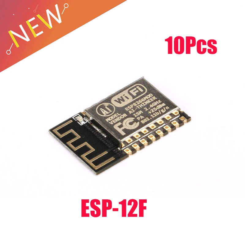 10 PCS ESP-12F (ESP-12E upgrade) ESP8266 Remote Serial Port WIFI Wireless Module ESP8266 4M Flash ESP 8266