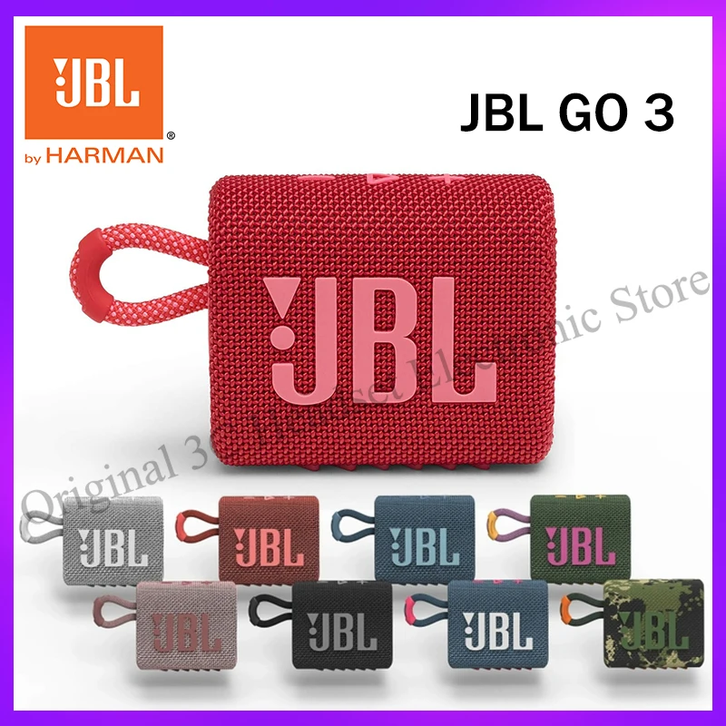 

Original JBL GO 3 Bluetooth Speakers Audio Subwoofer Wireless Mini Speaker Portable Waterproof JBL GO3 Outdoor Bass Sound Mic