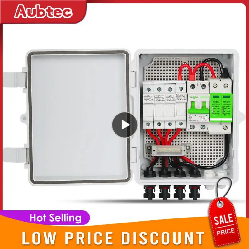 

4 In 1 Out Functional Features Safety Photovoltaic Combiner Box Strong Pressure Resistance Tongou Pv Conbiner Box Pv Array