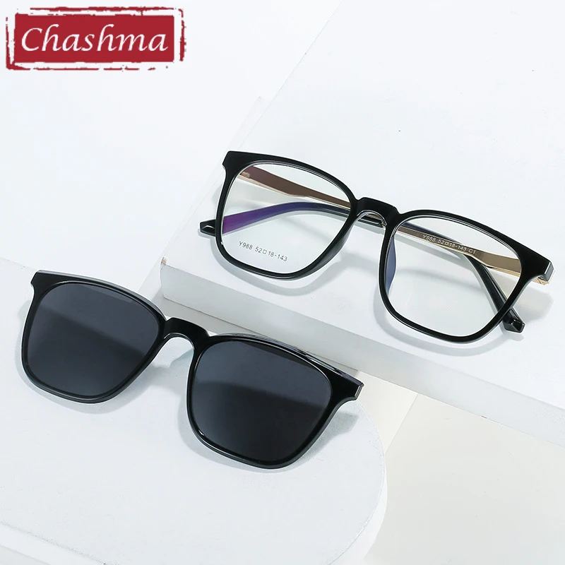 

Chashma Frame Men Polarized Clips Magnet Prescription Glasses Optics Eyewear Sunglasses Eyeglass Optical Lenses
