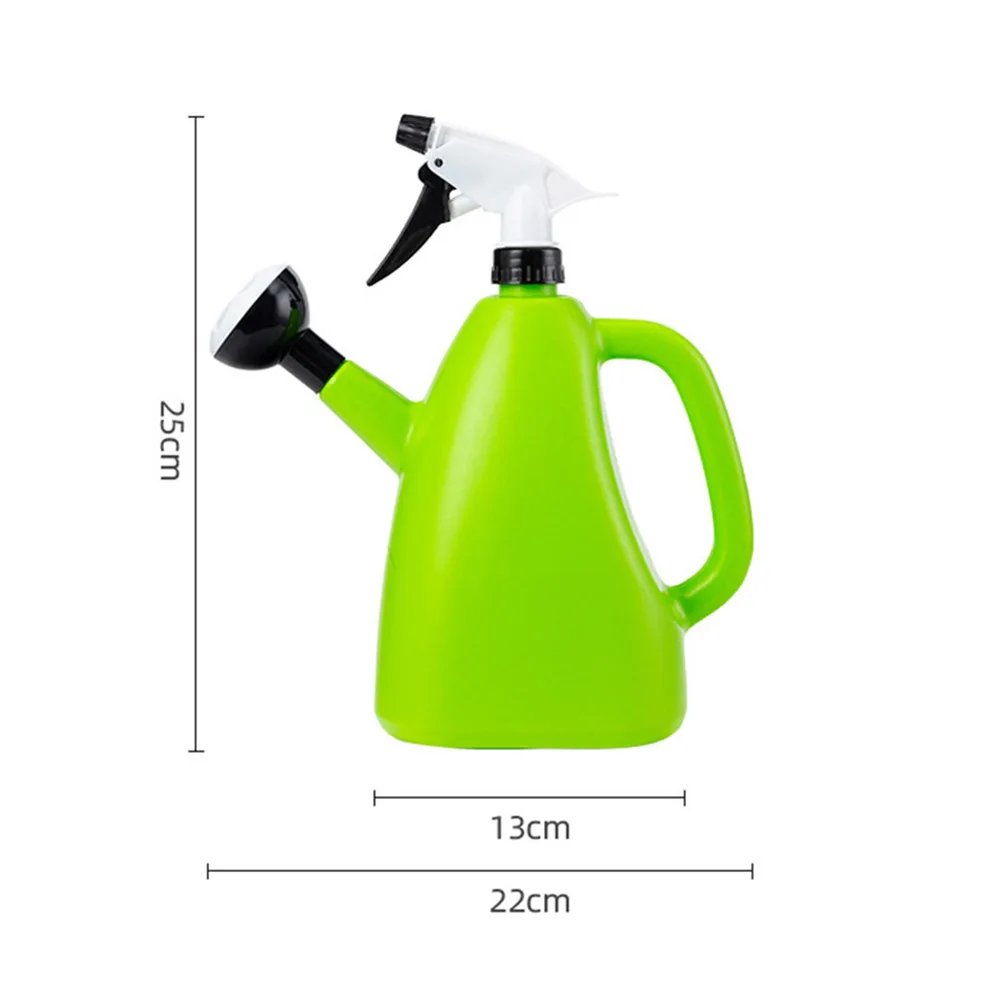 

1pcs PP Resin Watering Can 25x13x9.5cm 2 In 1 Spray Gardening Spray Bottle Flower Watering Sprinkler Garden Watering Equipment