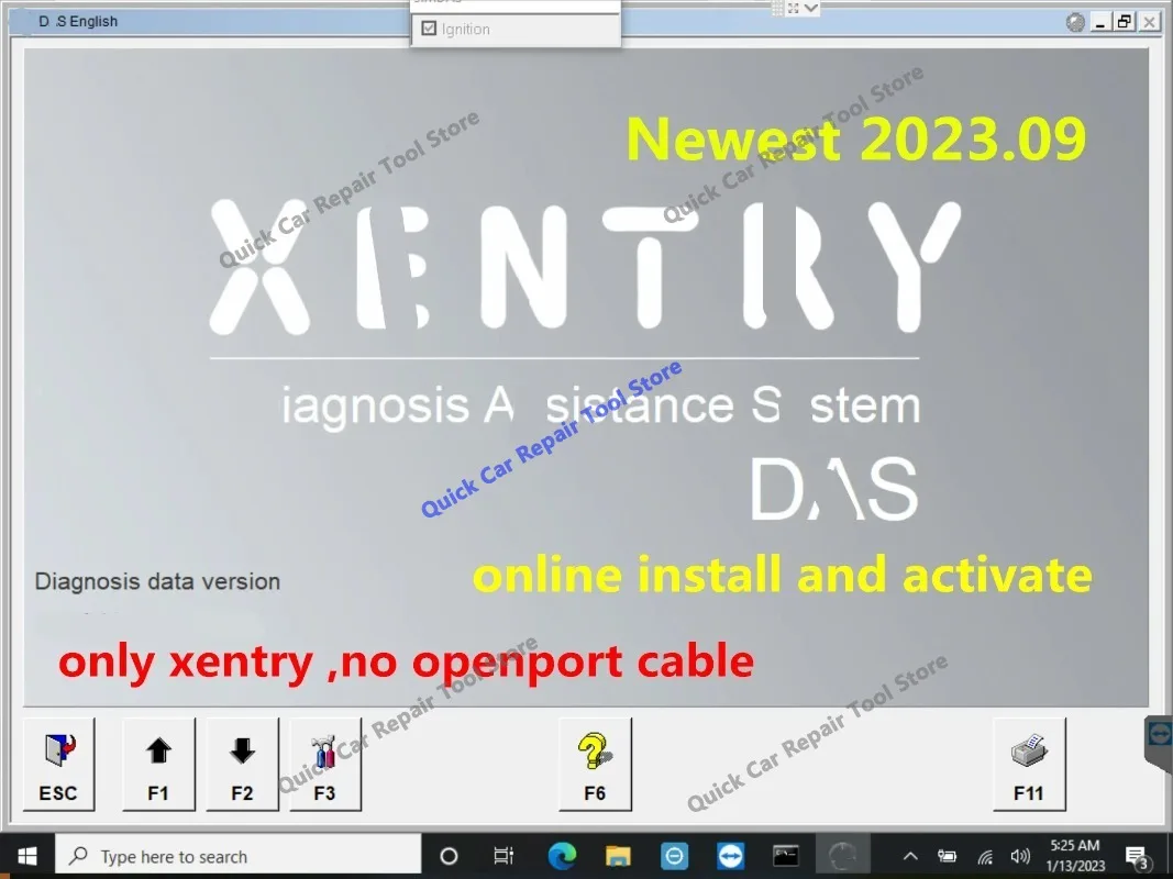 Фото НОВЫЙ DAS Xentry 2023.09 Полный комплект программного обеспечения DT.S, WIS, EPC, VE-DIAMO с онлайн-установкой и активацией для MB STAR SD C4 C5 C6 Openport 2.0 №3