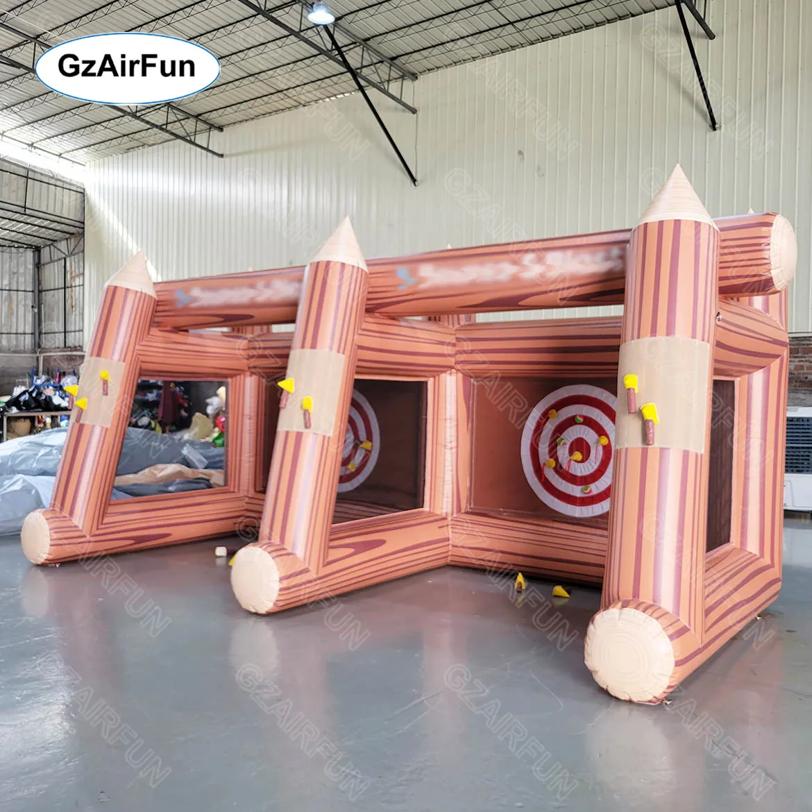 Фото Популярная надувная мишень для дартса, интерактивная игра с топором для стрельбы, в продаже №3