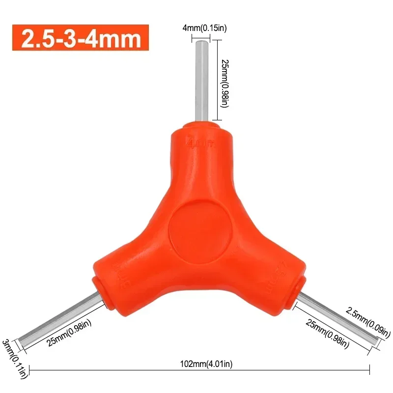 

Шестигранные ключи Aiyadal 2.5/3/4/5/6/8 мм