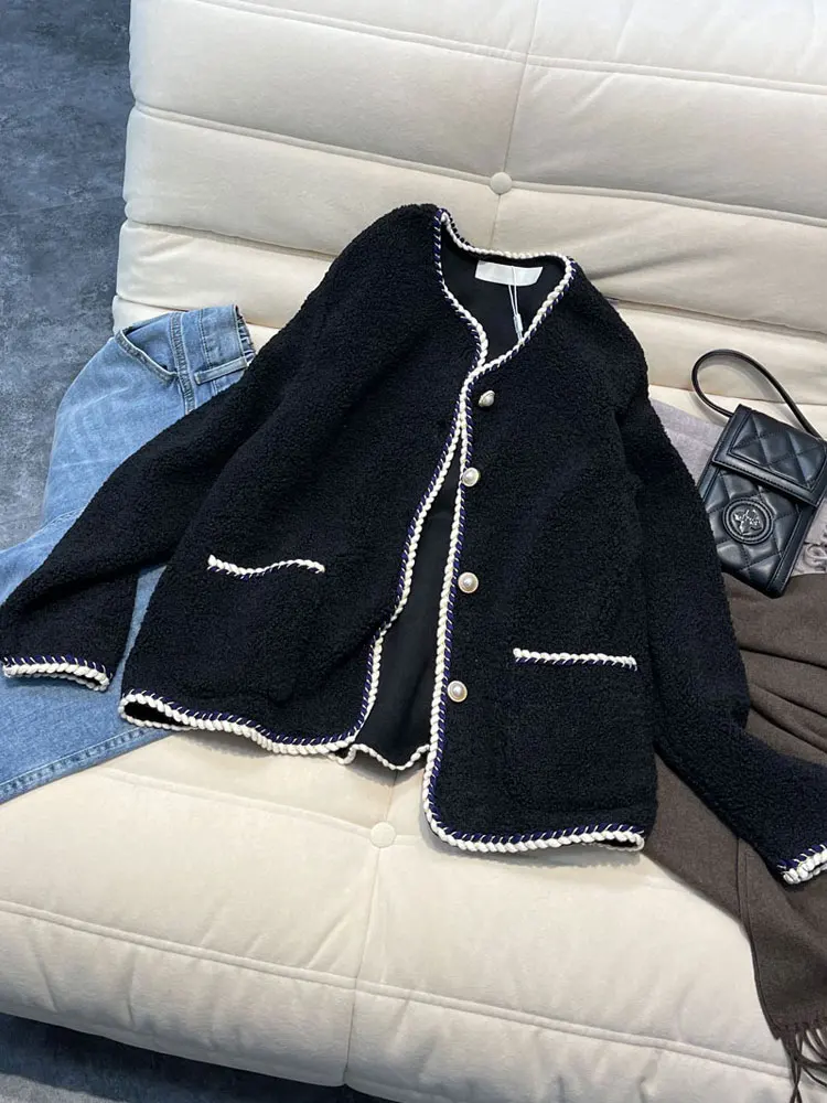 Плюс размер 2024 осенне-зимняя новая корейская одежда для пухлых девушек