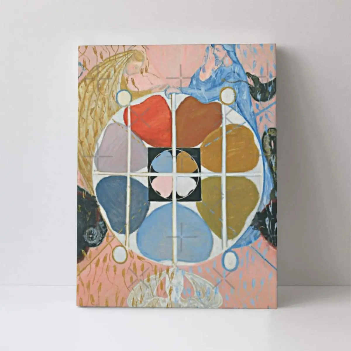 Безрамная картина Hilma Af Klint Evolution No 12 Grupp VI 1908