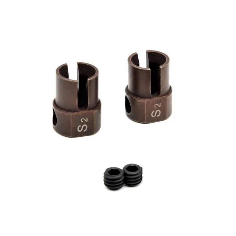 

2Pcs S2 Alloy Steel Universal Joint Drive Cup B 8656 For ZD Racing DBX-07 DBX07 1/7 RC Car Upgrade Parts Accessories