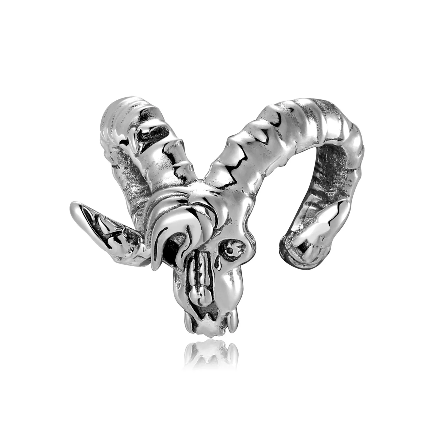

Whole Body Sterling 925 Silver Pendant for Bracelet and Necklace Goat Head Charms Gifts Luxury Fashion Jewelry Diy