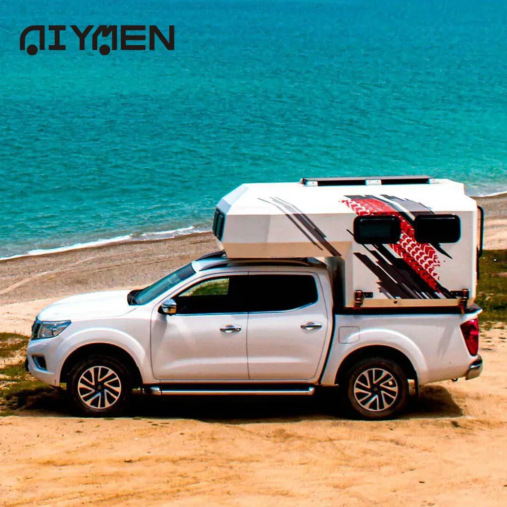 Слайд на корпусе Expedition 4x4 1/2 тонны Кемпинг по более низкой цене Shell Box Ram Truck Camper для